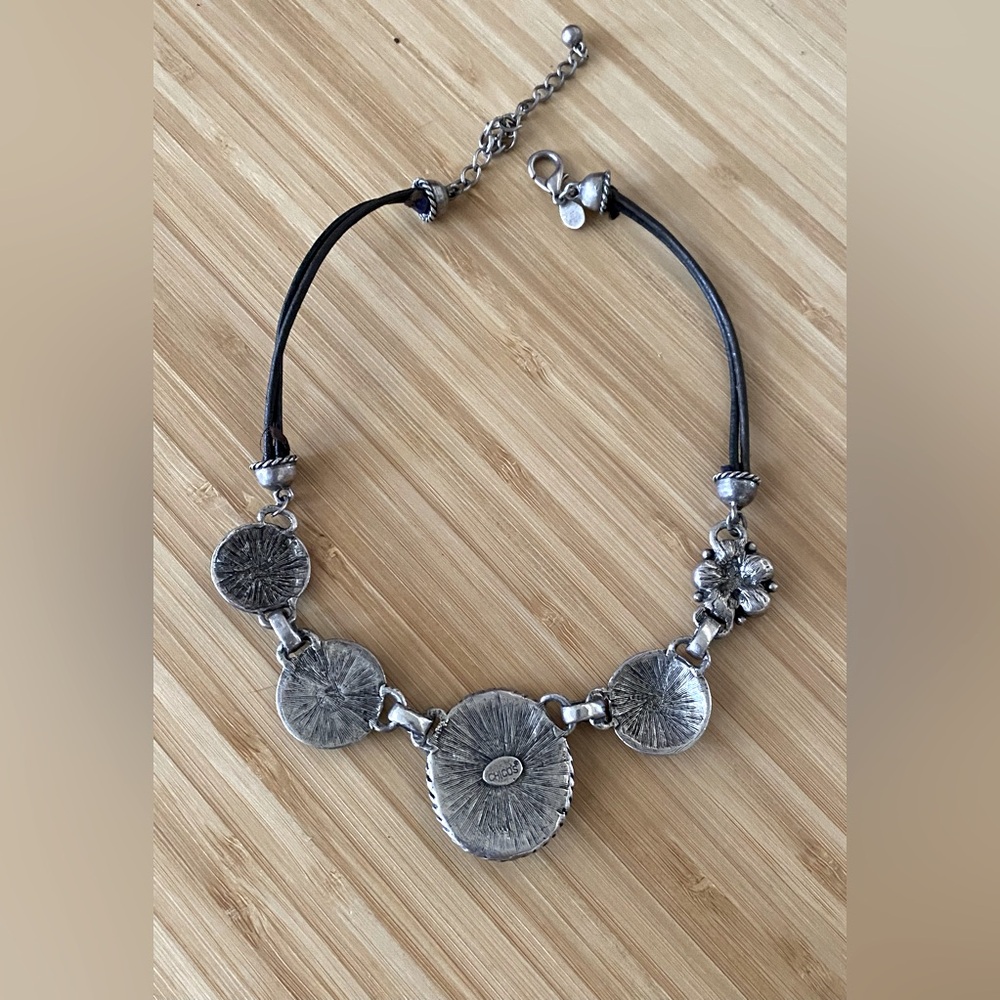 Chico’s Vintage Chunky Western Statement Necklace - Picture 2 of 12